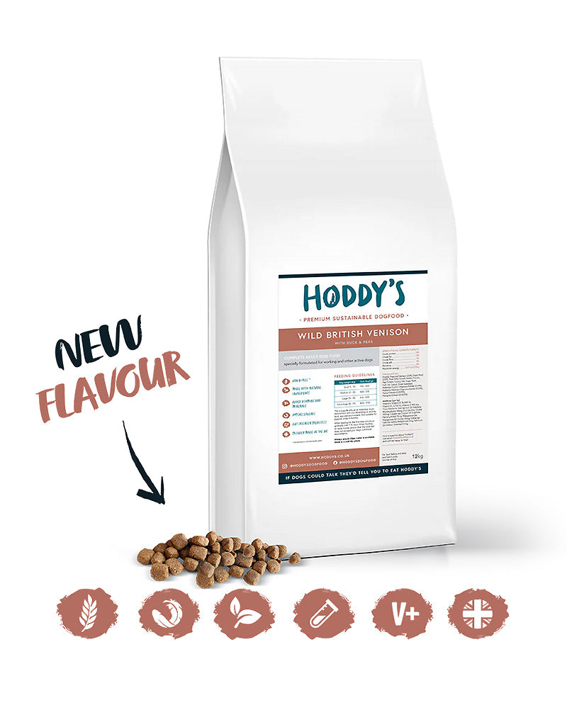 Hoddys Wild British Venison - 12kg - Premium  from Hoddy's Premium Dog Food - Just £59! Shop now at Hoddy's Premium Dog Food