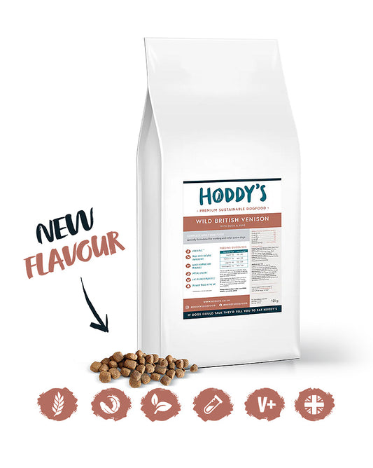 Hoddys Wild British Venison - 12kg - Premium  from Hoddy's Premium Dog Food - Just £59! Shop now at Hoddy's Premium Dog Food